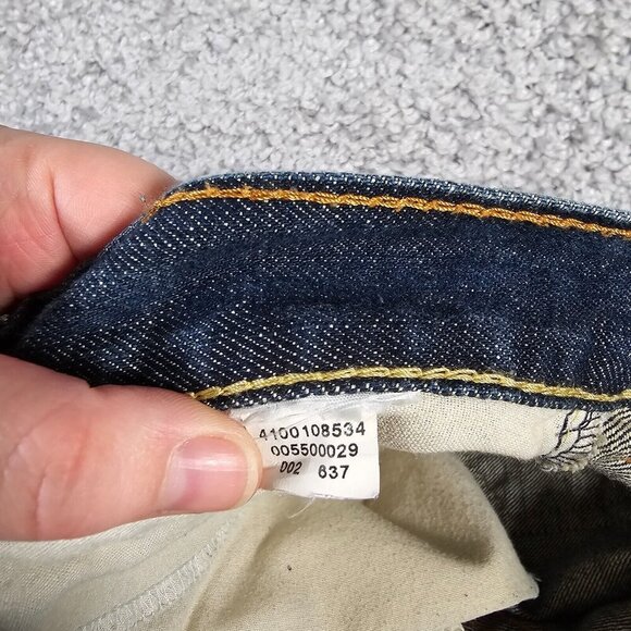 Levis‎ 550 Jeans Mens 34x32 Blue Relaxed Straight Fit Medium Wash Classic Denim - Picture 5 of 11